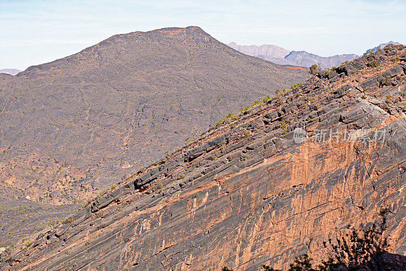 Al Hajar山脉的山峰